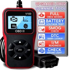 V100 OBD2 Scanner Diagnostic Tool,Auto Check Engine Code Reader with Reset