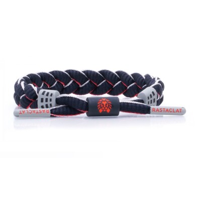 Brand New RASTACLAT Zone Black Red Gray Sneaker Shoelace Bracelet