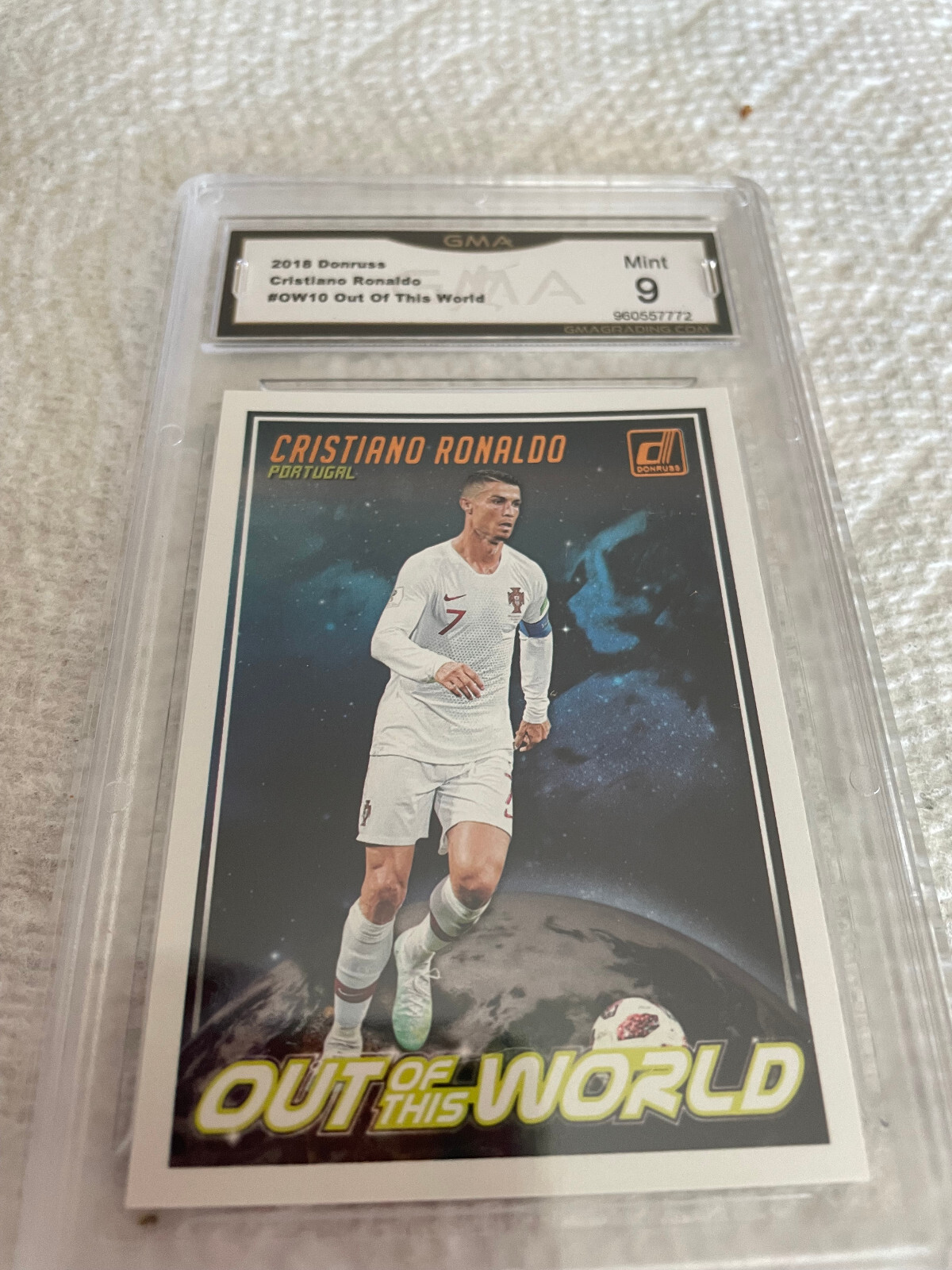 2018-19 Panini Donruss - Out of this World Cristiano Ronaldo #OW-10 for ...