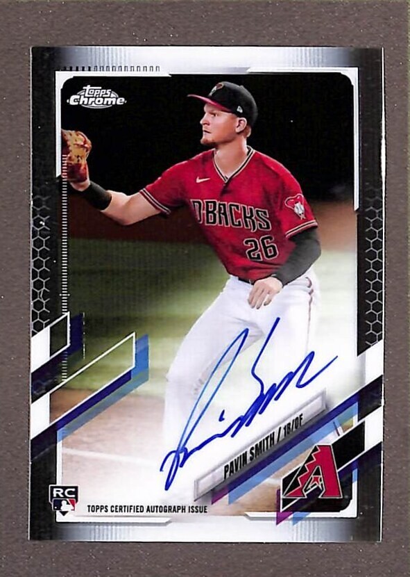 2021 Topps Chrome On-Card Rookie Auto #RA-PS Pavin Smith