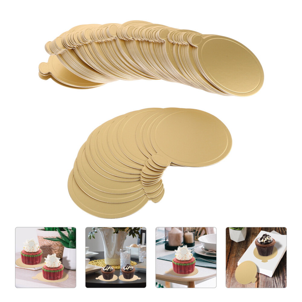100 Pcs Cake Cardboard Tray Decorating Supplies Round Boards