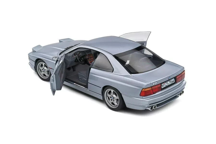 1/18 BMW 8 Series 850 CSi (E31) 1992 Silver Diecast Model Car by
