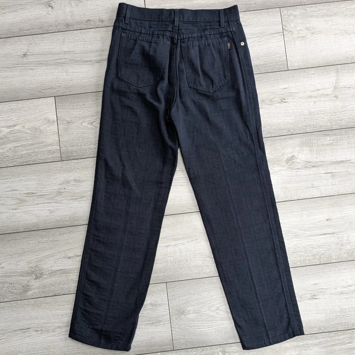 Fendi logo jeans clearance womens