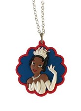 Princess Tiana Character Soft Touch Pendant Necklace