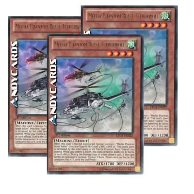3x PHANTOM BEAST TETHERWOLF MECHA (Legalupo Mechanik)   Selten   LTGY EN022
