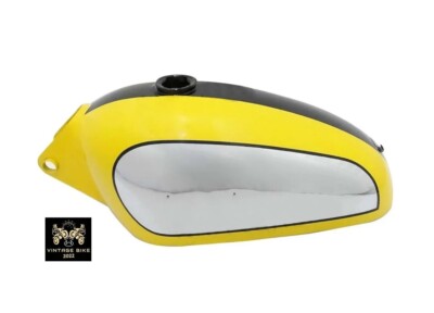 Ducati 350Cc Scrambler Chrome Yellow Black Petrol Tank /FIT FOR