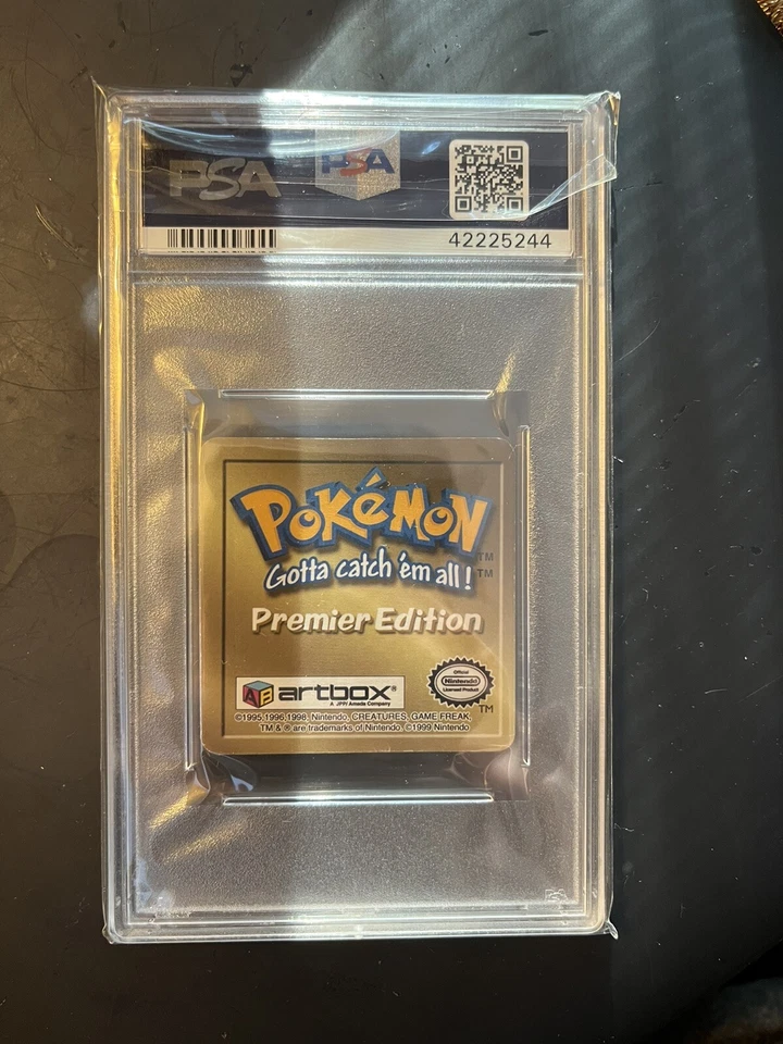 Moltres Pokémon Action Flipz Gold R-1 Artbox Card 3D Premier Ed. PSA 9 Highest - Image 2 of 2
