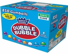 1" Gumballs 850 count case vending machines spiral gumball machine 212 Retail