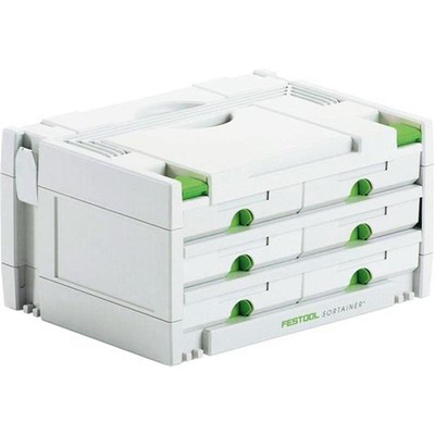 FESTOOL Sortainer SYS 3 SORT/6, 395x295x210mm Systainer mit 6 Schubladen *491984