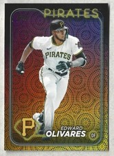 ⚾️ 2024 Edward Olivares Pittsburgh Pirates Topps Series 2 Holiday #527 MLB 