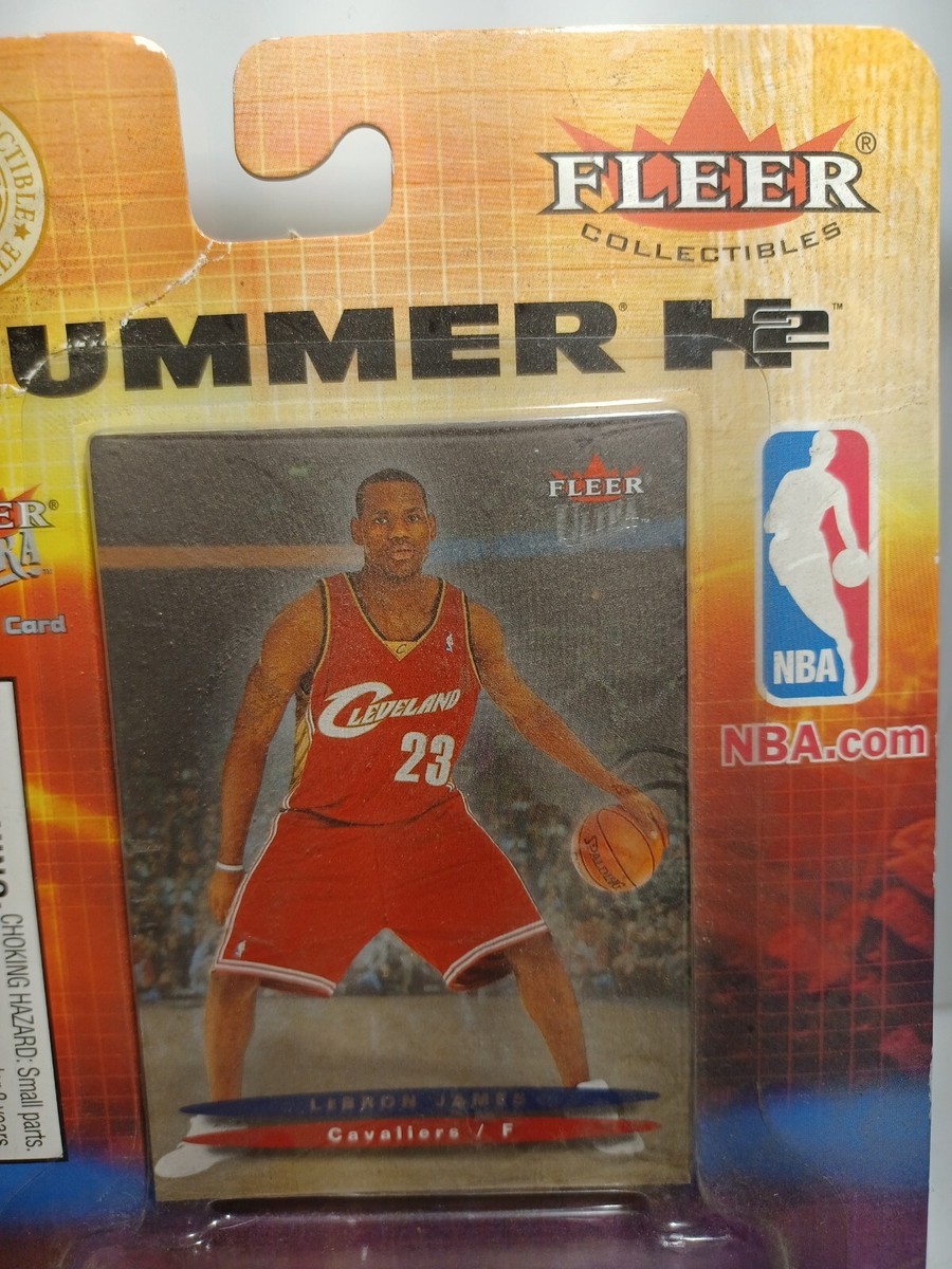 2003-04 Fleer Ultra LeBRON JAMES diecast Hummer H2 & Rookie Card