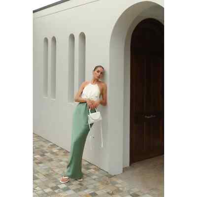 bec+ bridge carrie halter maxi dress US10 | eBay