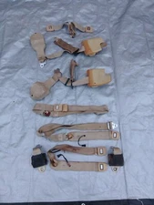 70-76  MOPAR A BODY BUCKET AND BACK SEAT BELTS 3 POINT CENTER BUDDY SEAT OEM