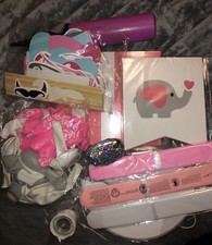 Baby Girl Shower Party Decoration Pack