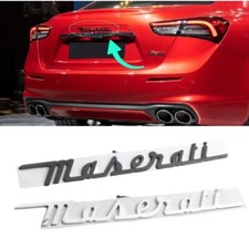 Pour Maserati 1PCS Posteriore Logo Decora Distintivo Ricambi auto Grecale Ghibli