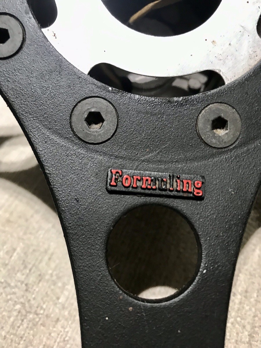 Vintage FORMULING Leather Steering Wheel 14” Made in France