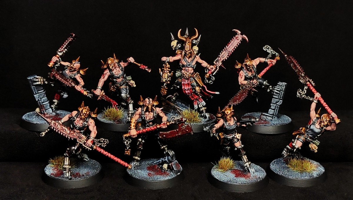 Kill Team : Goremongers World Eaters painted Warhammer 40k Khorne 