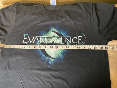 Evanescence - 2012 Black Tour Shirt U.S Dates SZ M-NWOT - Picture 8 of 9