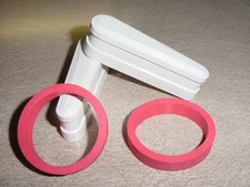 Gottlieb Pinball, Old Style, Flipper Plastics. A-13150, Includes Fresh New Rings