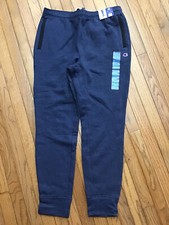 New Champion Men's Jogger Pants Large Athletic Heather Navy Pockets C3-16 