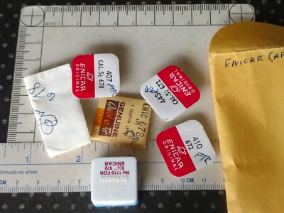 Enicar Antique Wristwatch Parts Collection Grade 672 & 678