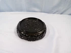 Fenton Black Glass Base for Ogee Box, Ginger Jars, Vases etc.