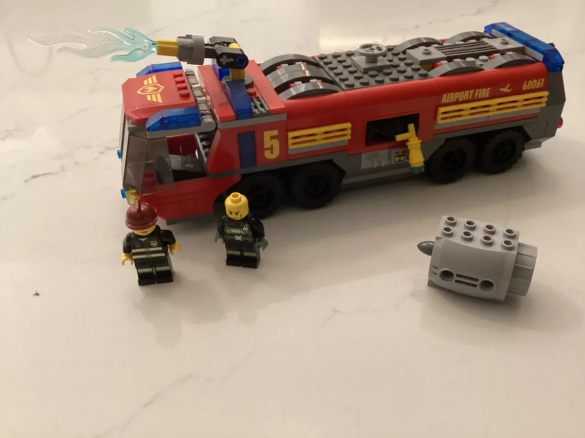 Lego airport best sale fire truck instructions