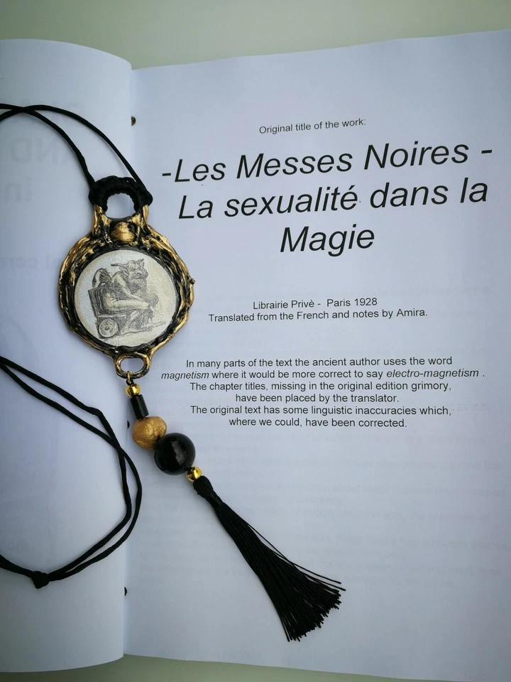 Antique Book Grimoire Magic Rare Esoteric Manuscript Occultism Witchcraft Manual - Image 3 of 4