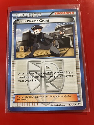 Pokémon TCG Team Plasma Grunt Black and White Plasma Storm 125/135  Regular