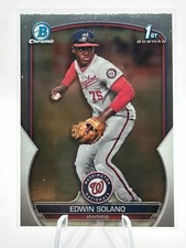 EDWIN SOLANO 2023 BOWMAN CHROME 1ST PROSPECT #BCP-169 1 C