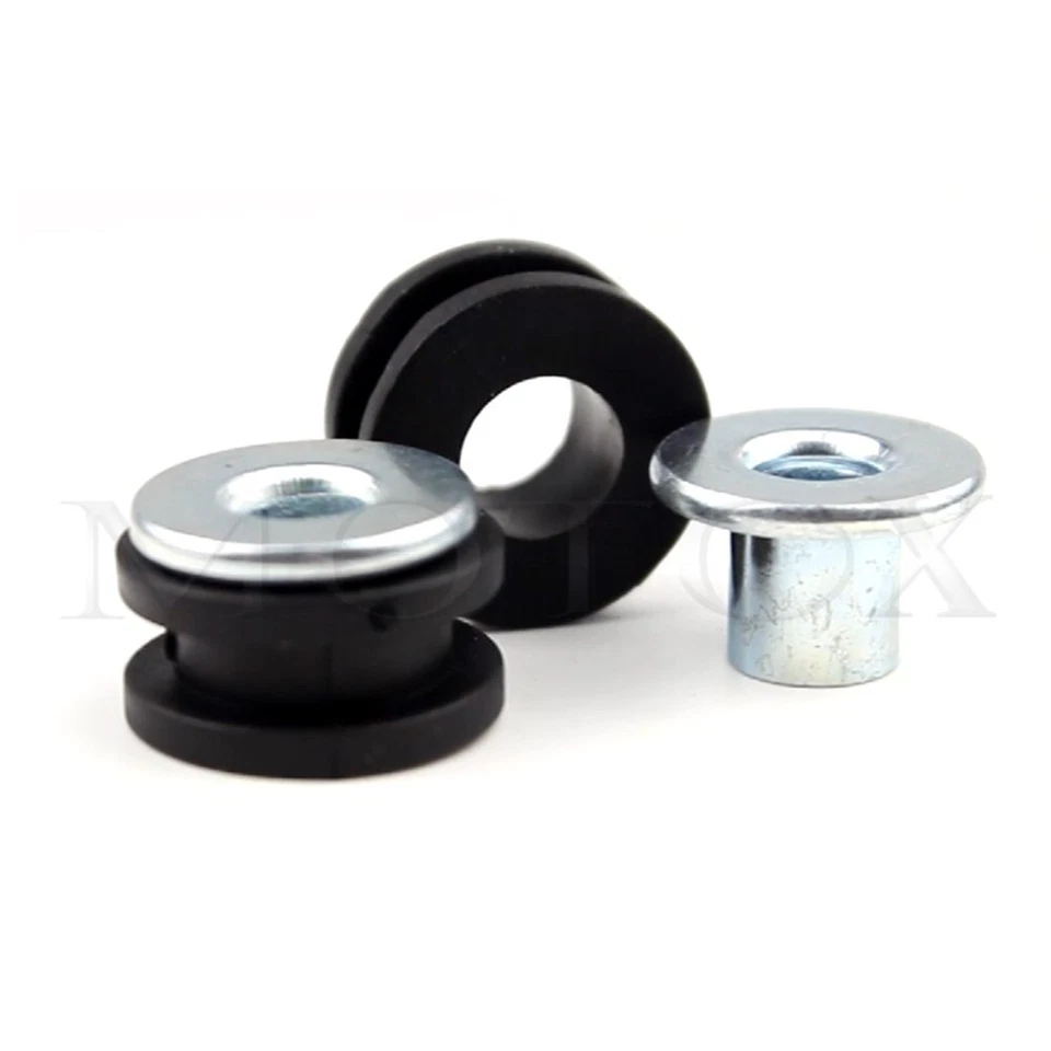 Buje de perno para tanque de combustible de gasolina de motocicleta 10 piezas apto para Honda Yamaha Foto 2 de 4