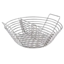 Lump Charcoal Fire Basket with Divider Big Green Egg Accessories,Stainless St...