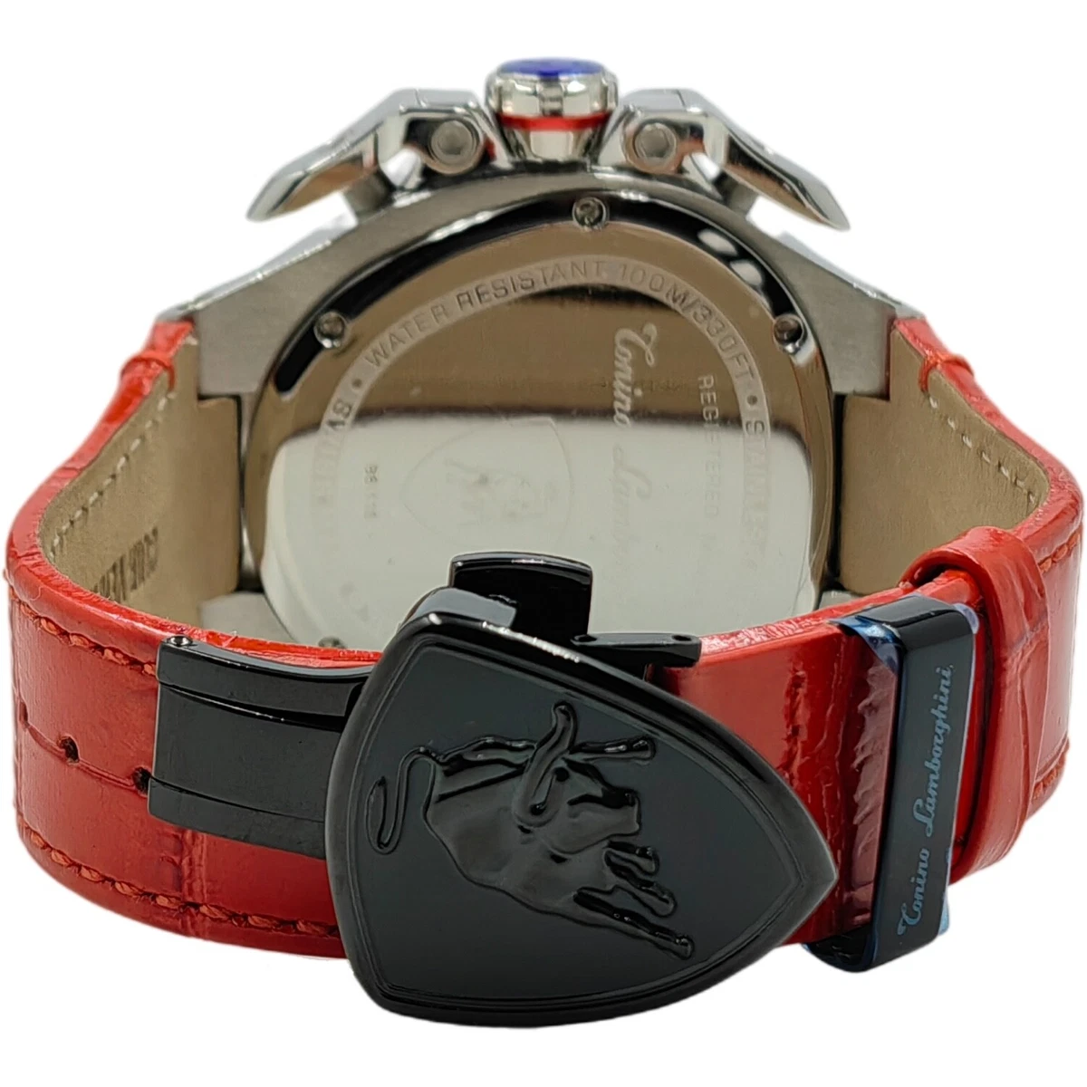 TONINO LAMBORGHINI - SPYDER - CHRONO - LEATHER - SWISS MADE - MEN&