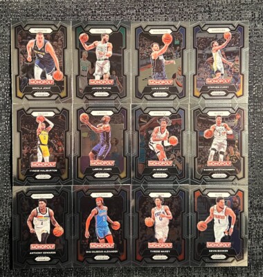 2023-24 Panini Prizm Monopoly Basketball Base Complete Your Set You Pick Card