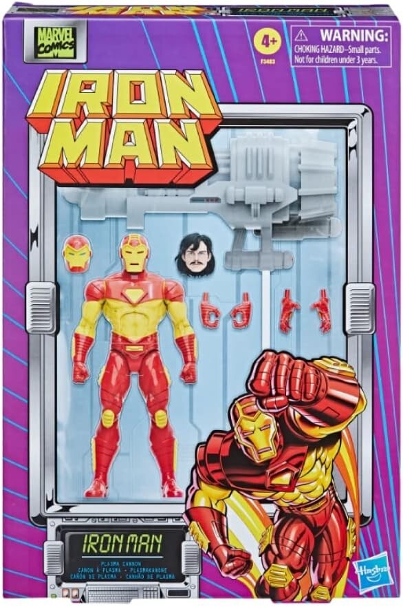 Marvel Legends Series Retro Iron Man 6-inch Action Figure | eBay
