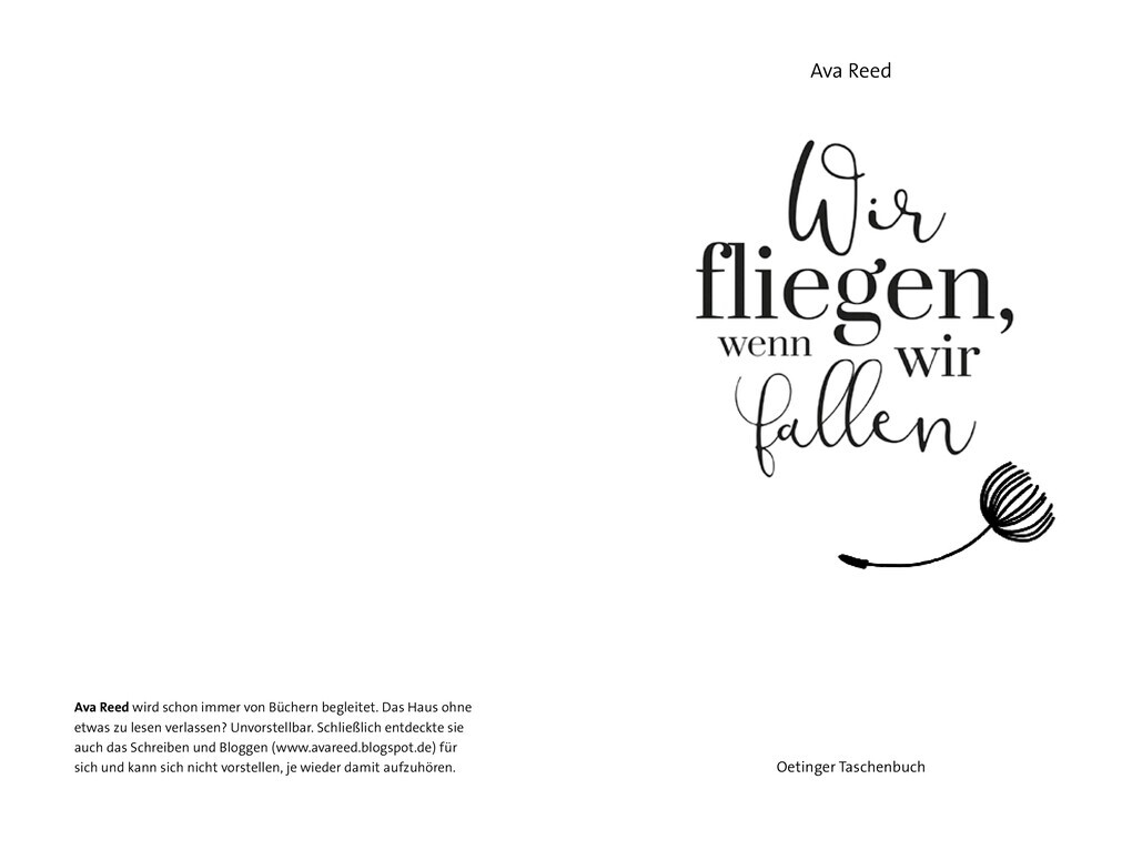 Thumbnail - Wir Fliegen, Wenn Wir Fallen | Ava Reed | 2018 | Deutsch