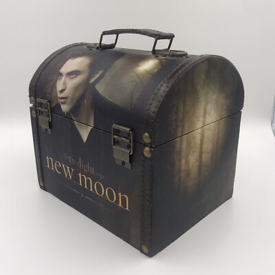 Twilight New Moon Wooden Treasure Chest Case Box Team Edward | eBay