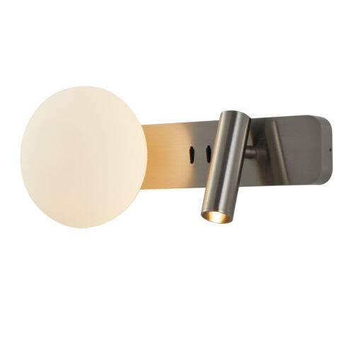 COB LED Luxury Bedside Wall Lamp Fixture E14 Bulb Reading Light Switch Spotlight - Picture 12 of 31