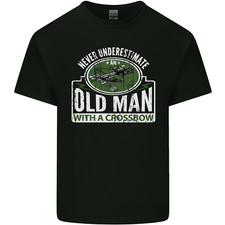 An Old Man With a Crossbow Funny Mens Light Cotton T-Shirt