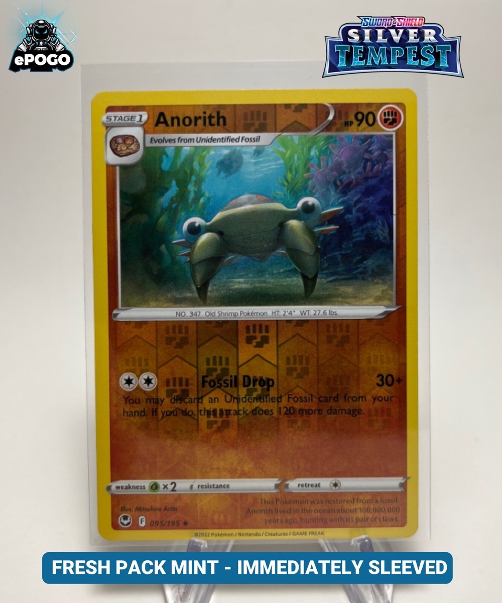 anorith pokemon card value Pokemon Trading Card Game XY Steam Siege Single Card Uncommon Claw Fossil Anorith 100