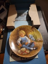 Vintage Reco "Little Boy Blue" Plate By John Mcclelland Limited Edition