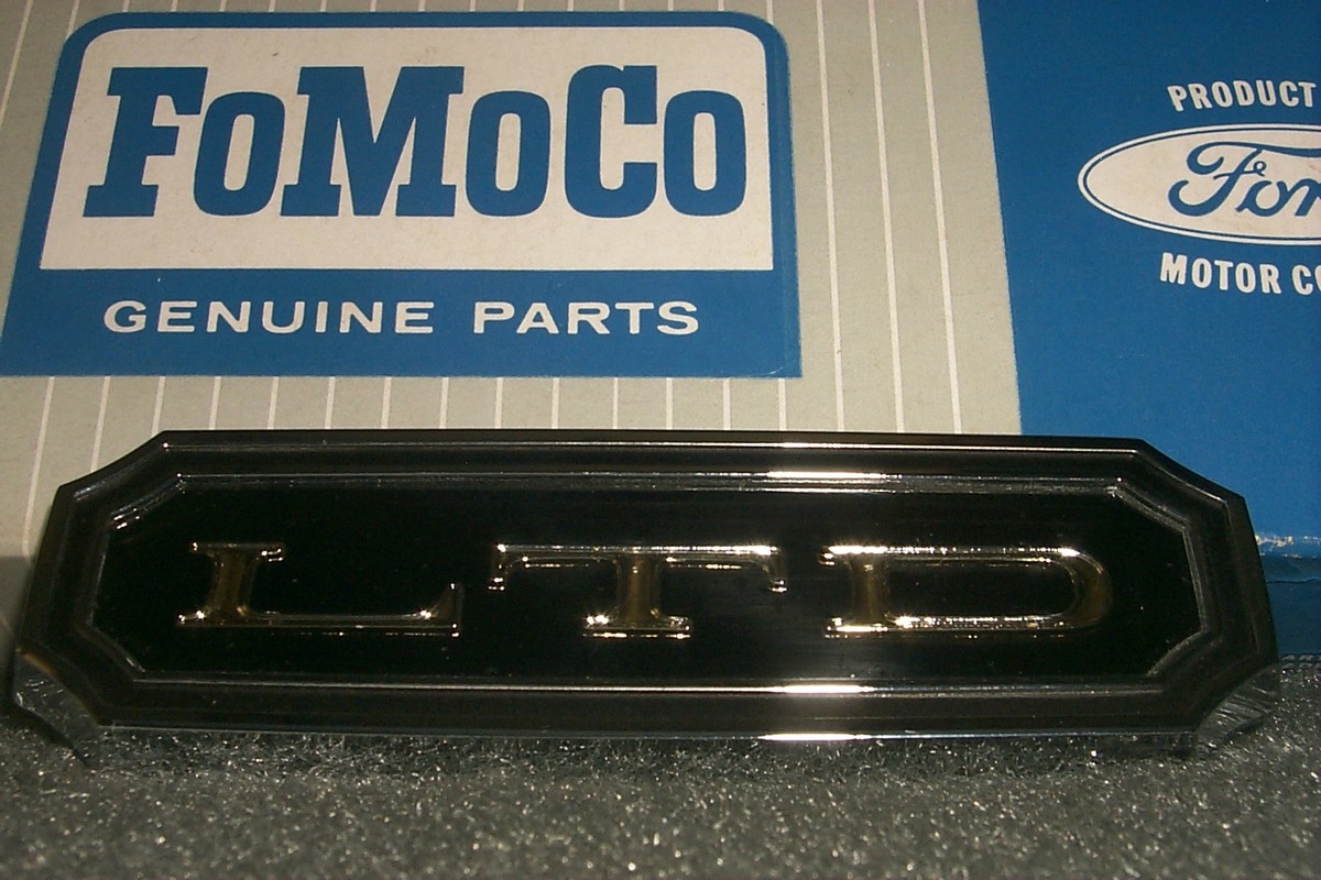 NOS Trunk Lock Cover Emblem 1969 1970 Ford LTD 302 351 390 429