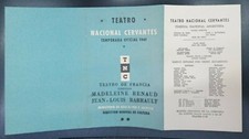 Programme Argentina Nacional Cervantes Teather France Teather 1961