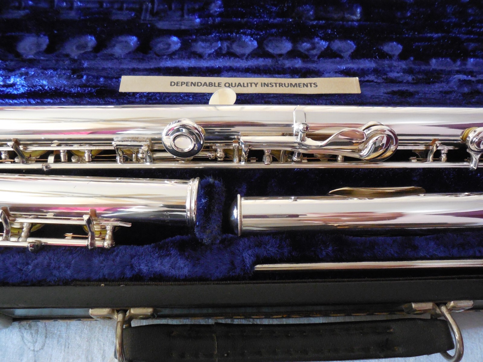 Gemeinhardt M3S 3SB Solid Silver Open Hole B Foot Flute Serviced Play