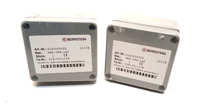 2x Bernstein Polyestergehäuse GEH.CPG-140 Leergehäuse Schaltgehäuse