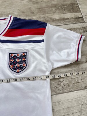 ウェア 80s England soccer team shirt Mens Vintage 1980-1983 Retro Score Draw England Team