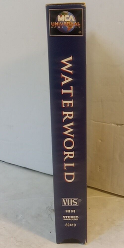1996 Waterworld VHS Kevin Costner, Dennis Hopper MCA Universal - Picture 3 of 9