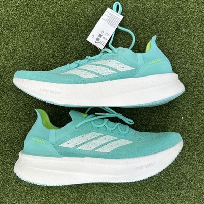 ADIDAS Ultraboost 5 Strung Running Shoes Mens Size 11 Flash Aqua White JQ2936