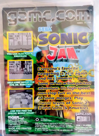 Sonic Jam(Sega) NEW SEALED!  GAME.COM/Tiger