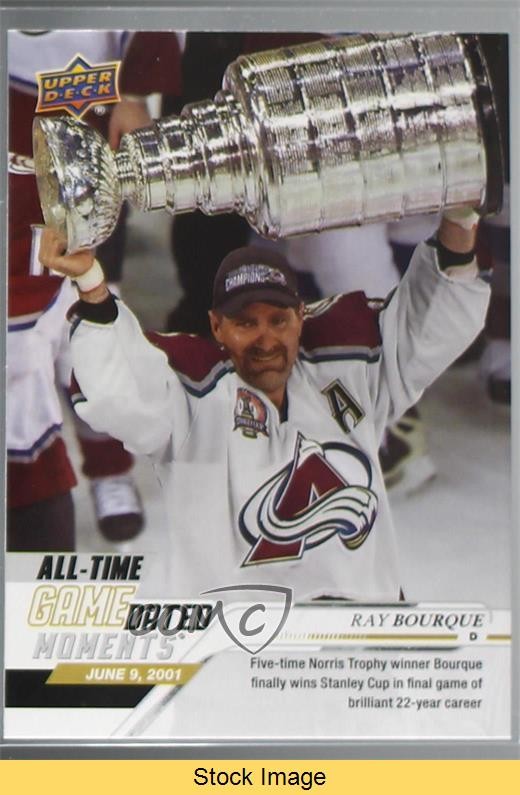2019-20 Upper Deck Game Dated Moments June All-Time Ray Bourque #84 HOF READ ds4